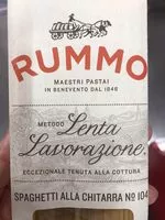 Mängden socker i Pasta Rummo Spagh.chitara