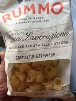 Mängden socker i Gomiti Rigati N°169 (Pasta Corta)
