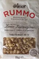 Mängden socker i Tubetti Rigati N°72