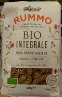 Mängden socker i Fusilli n°48 Integrale