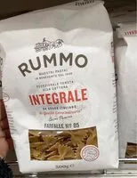 Mängden socker i Integrale pasta farfalle
