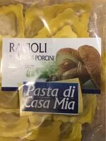 Mängden socker i Ravioli ai funghi porcini