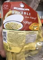 Mängden socker i Ravioli de bœuf