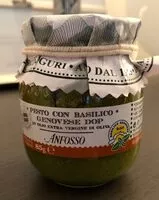 Mängden socker i Pesto con basilico genovese dop