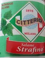 Mängden socker i Salame Strafino