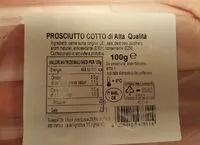 Mängden socker i Prosciutto cotto di alta qualità
