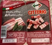 Mängden socker i Pancetta affumicata