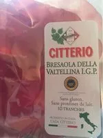 Mängden socker i Bresaola della Valtellina