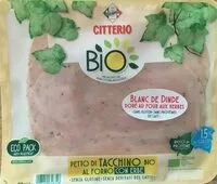 Mängden socker i Blanc de dinde dore au four aux herbes bio