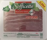 Mängden socker i Le sofficeffe Prosciutto crudo