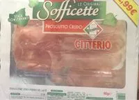 Mängden socker i Proscuitto crudo
