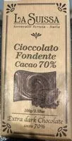 Mängden socker i Cioccolato fondente cacao 70%