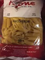 Mängden socker i Maccheroni