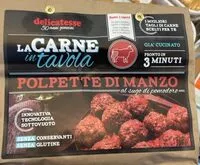 Mängden socker i Polpette di manzo