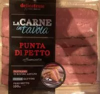 Mängden socker i Punta di petto Affumicata