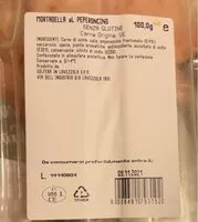 Mängden socker i Mortadella al peperoncino