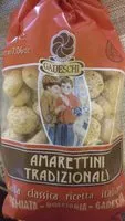 Mängden socker i Amarettini tradizionali