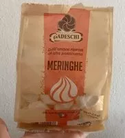 Mängden socker i Meringhe
