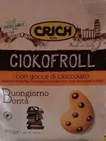 Mängden socker i Ciokofroll con gocce di cioccolato