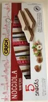 Mängden socker i Nocciola wafers