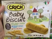 Mängden socker i Baby and toddler biscuits 6 months+