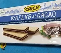 Mängden socker i Gaufrette fourree cacao