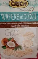 Mängden socker i Wafers al cocco