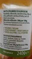 Mängden socker i 100 da frutta