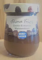 Mängden socker i Prima Frutta Maronenkrem