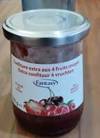 Mängden socker i Confiture extra au 4 fruits rouges