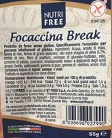 Mängden socker i Focaccina break