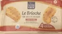 Mängden socker i le brioche con gocce di cioccolato