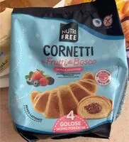 Mängden socker i Cornetti ai frutti di bosco