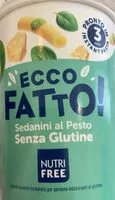 Mängden socker i Ecco fatto! Sedanini al pesto