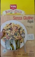 Mängden socker i Rigati senza glutine