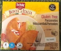 Mängden socker i Gluten free panzerottini mozzarella & pomodoro