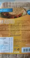 Mängden socker i Pan rustico