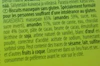 Mängden socker i Schar Mandelhornchen Marsepein