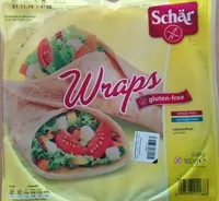 Mängden socker i Wraps, Gluten-free