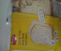 Mängden socker i Pane bianco gluten free
