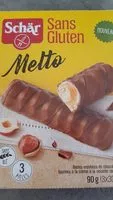 Mängden socker i Melto Gluten freier Riegel mit Haselnussfüllung