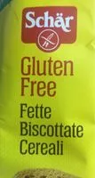 Mängden socker i Fette biscottate cereali gluten free