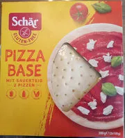 Mängden socker i Pizza Base, glutenfrei