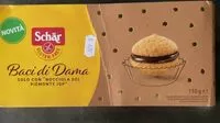 Mängden socker i Baci di dama