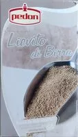 Mängden socker i Lievito di Birra