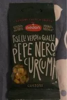 Mängden socker i Piselli verdi & gialli al pepe nero & curcuma