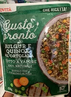Mängden socker i Boulgour e quinoa all'ortolana