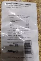 Mängden socker i Grano Farro Perlato Secco