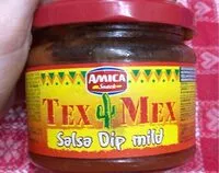 Mängden socker i Salsa Dip mild