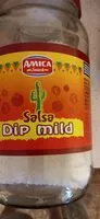 Mängden socker i Salsa dip mild